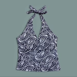 Liz Claiborne Paisley Halter Top